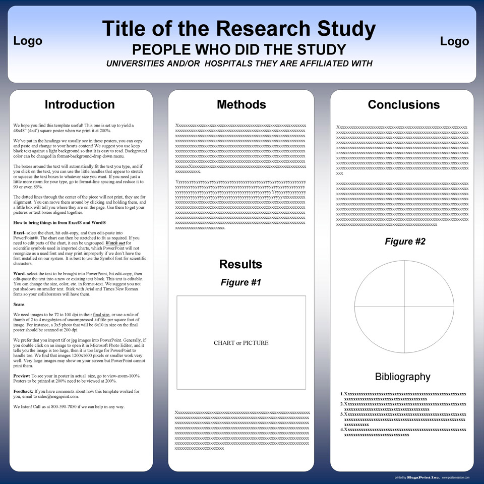 Free Powerpoint Poster Templates For Research Poster Presentation 